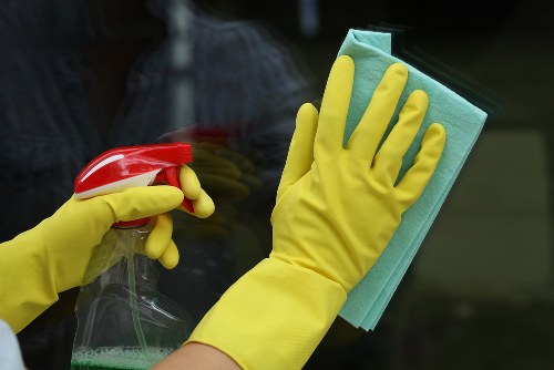 Upholstery cleaning service for sofas in a London home