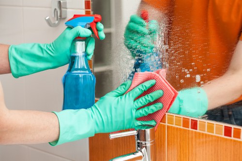 Professional end of tenancy cleaning for a London rental property kitchen