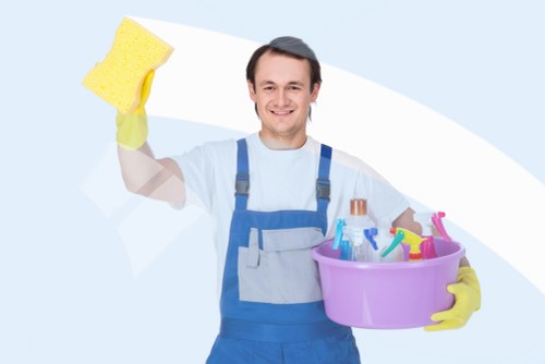 Local London cleaners carrying out a one time deep clean in a flat