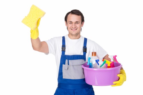 Domestic waste handling and disposal during a tenancy cleaning job