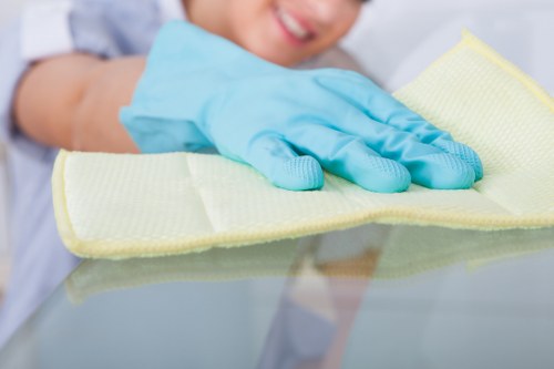 Offsite rug cleaning process with drying and inspection