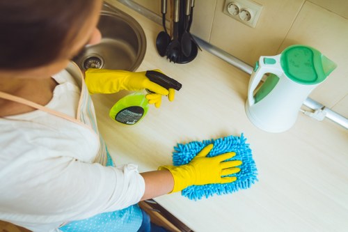Final-stage tenancy cleaning in London focusing on inspection-ready rooms