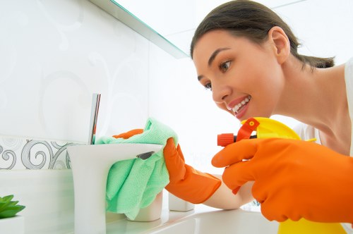 Deep cleaning a London home with attention to detail in living spaces