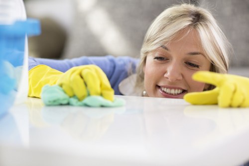 Final builders clean in London for a renovated residential or commercial space