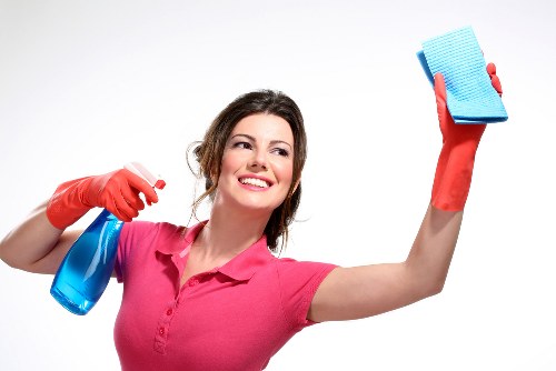 Deep cleaning of tiled flooring in a busy London home or workplace