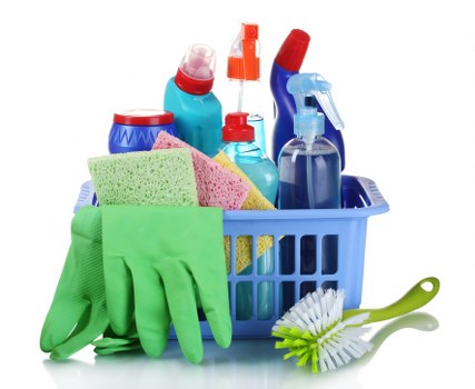 Domestic cleaning service in a London kitchen and dining area