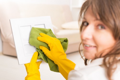 Deep cleaning service for a London property interior